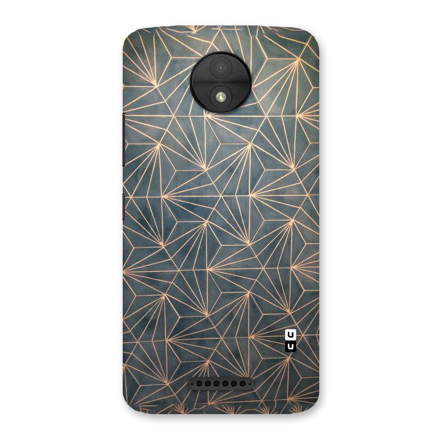 Dotted Lines Pattern Back Case for Moto C