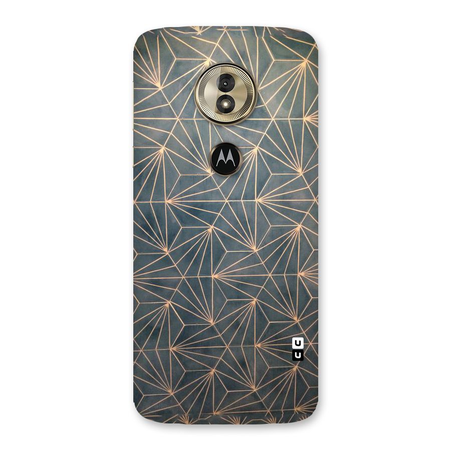 Dotted Lines Pattern Back Case for Moto G6 Play