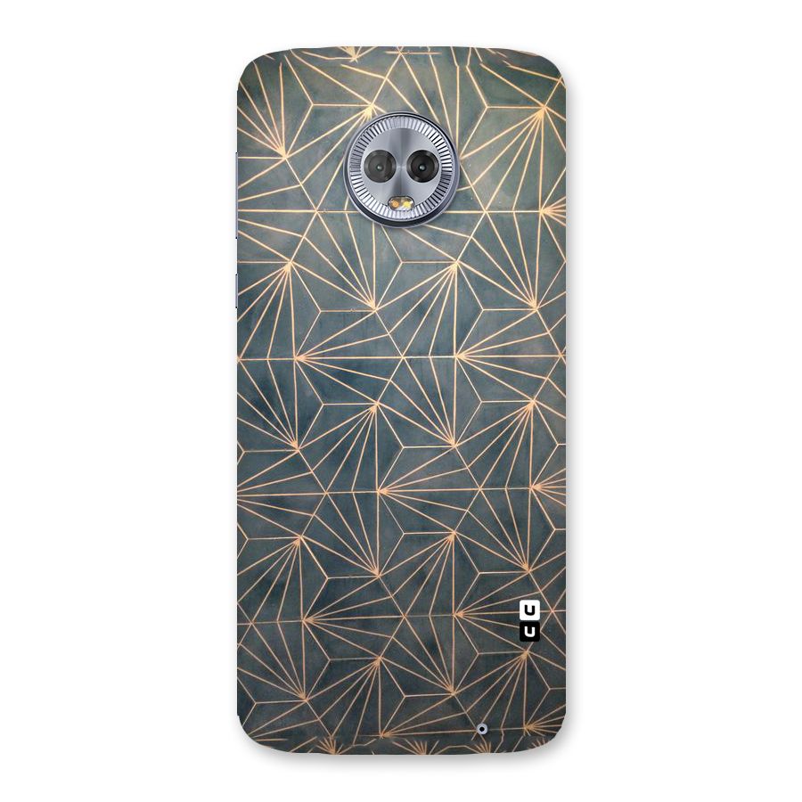 Dotted Lines Pattern Back Case for Moto G6 Plus