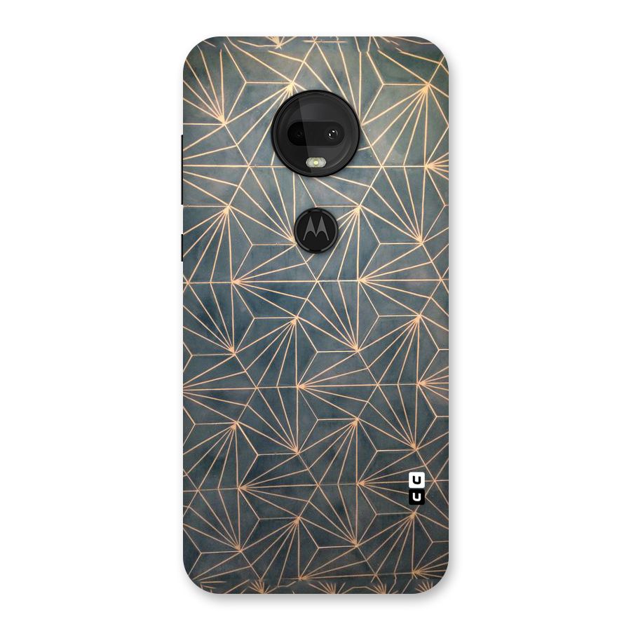 Dotted Lines Pattern Back Case for Moto G7