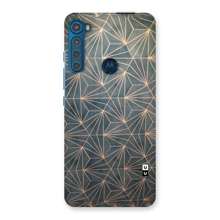 Dotted Lines Pattern Back Case for Motorola One Fusion Plus