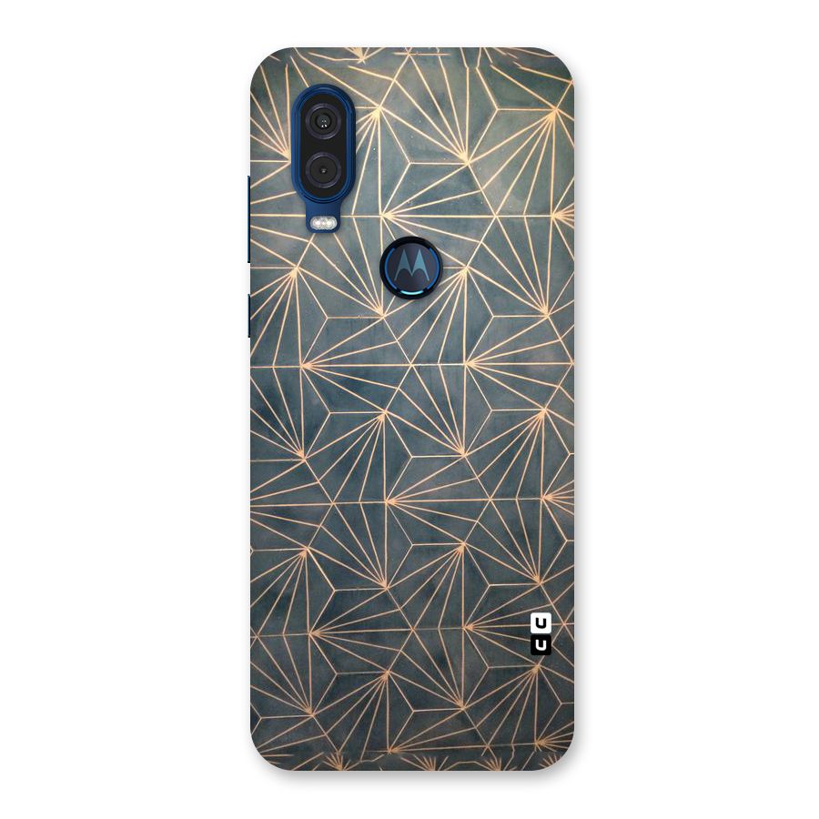 Dotted Lines Pattern Back Case for Motorola One Vision