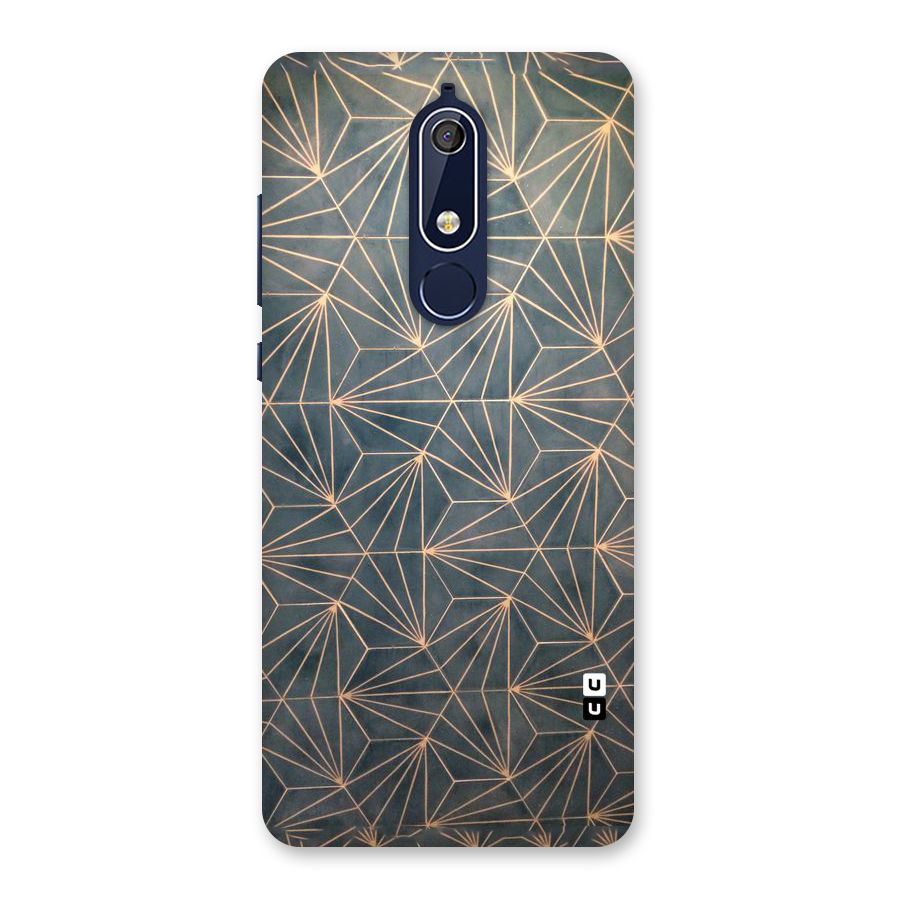 Dotted Lines Pattern Back Case for Nokia 5.1