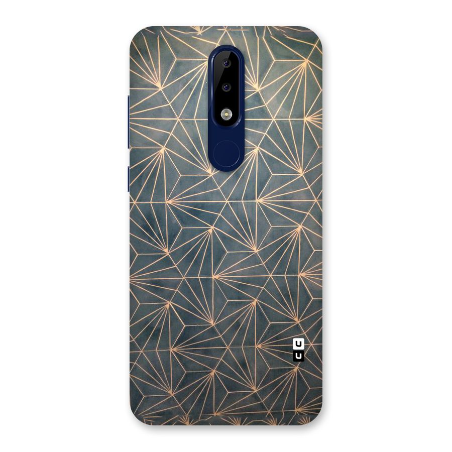 Dotted Lines Pattern Back Case for Nokia 5.1 Plus