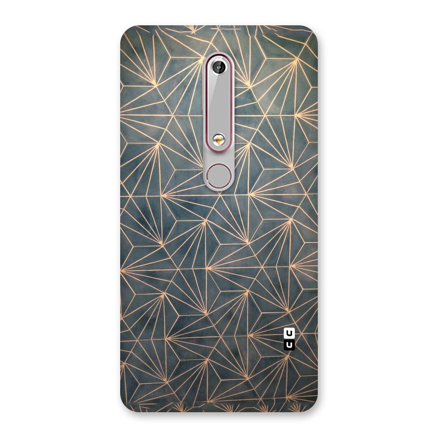Dotted Lines Pattern Back Case for Nokia 6.1
