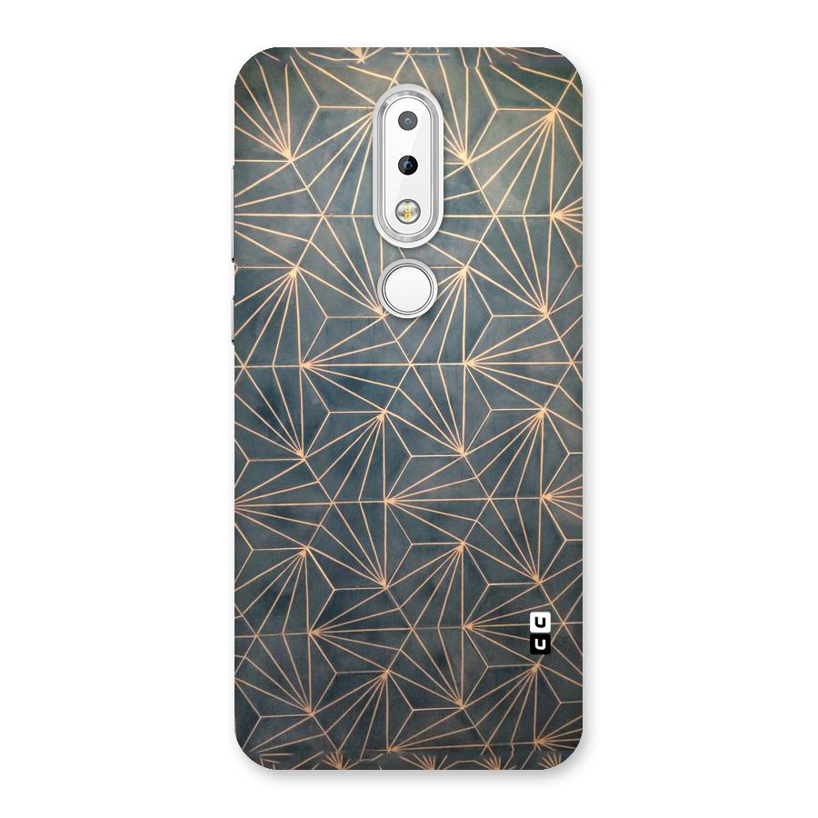 Dotted Lines Pattern Back Case for Nokia 6.1 Plus