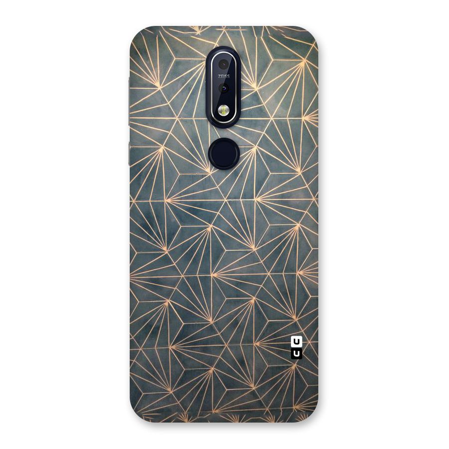 Dotted Lines Pattern Back Case for Nokia 7.1