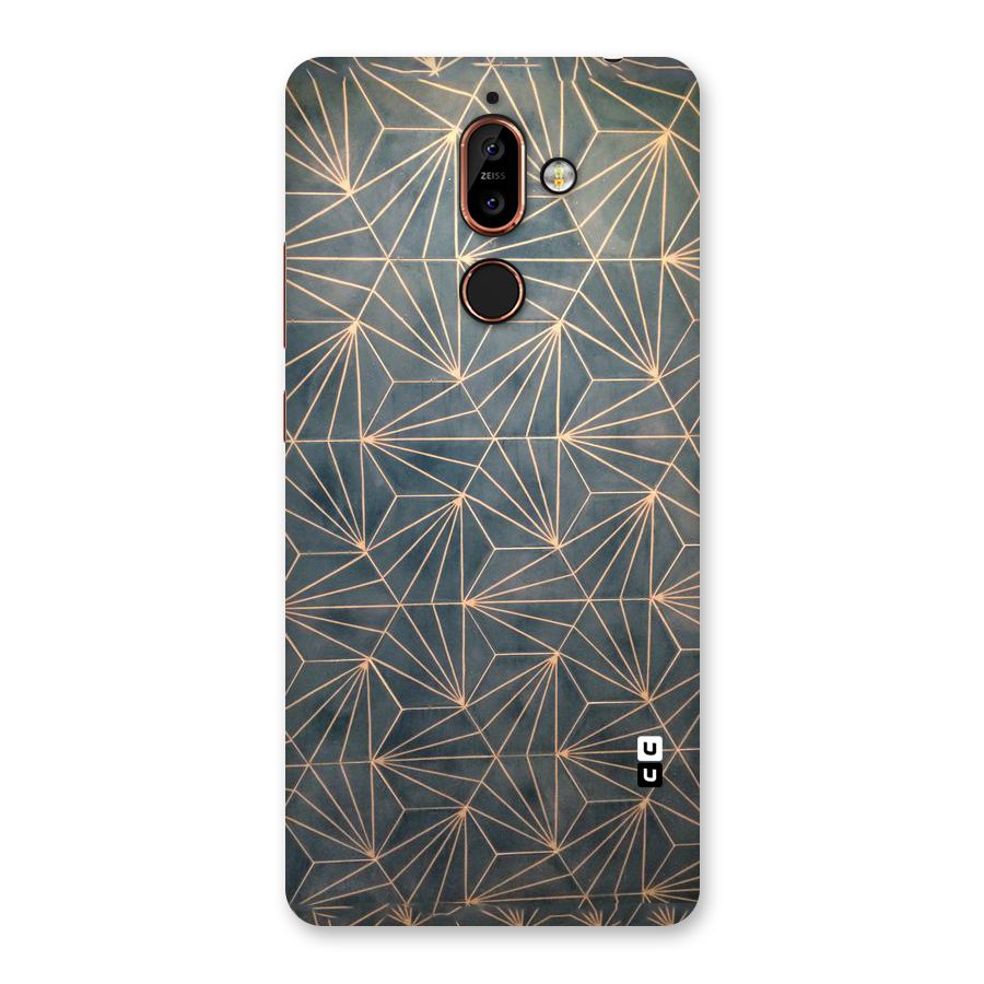 Dotted Lines Pattern Back Case for Nokia 7 Plus
