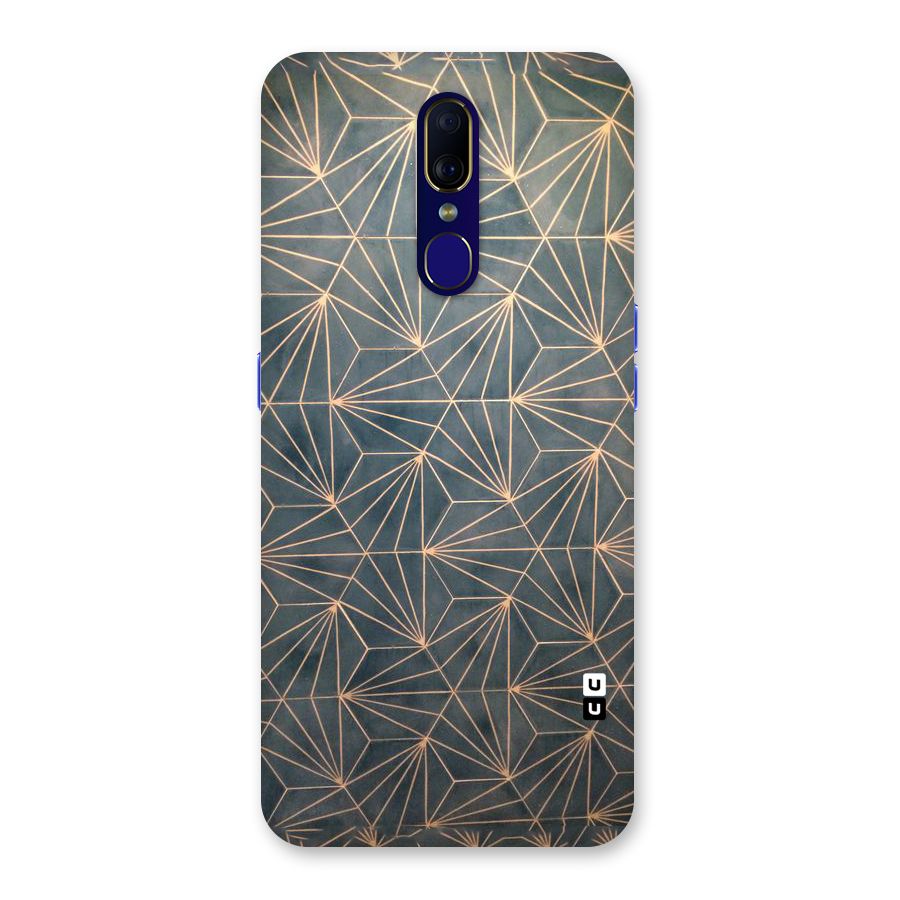 Dotted Lines Pattern Back Case for Oppo A9