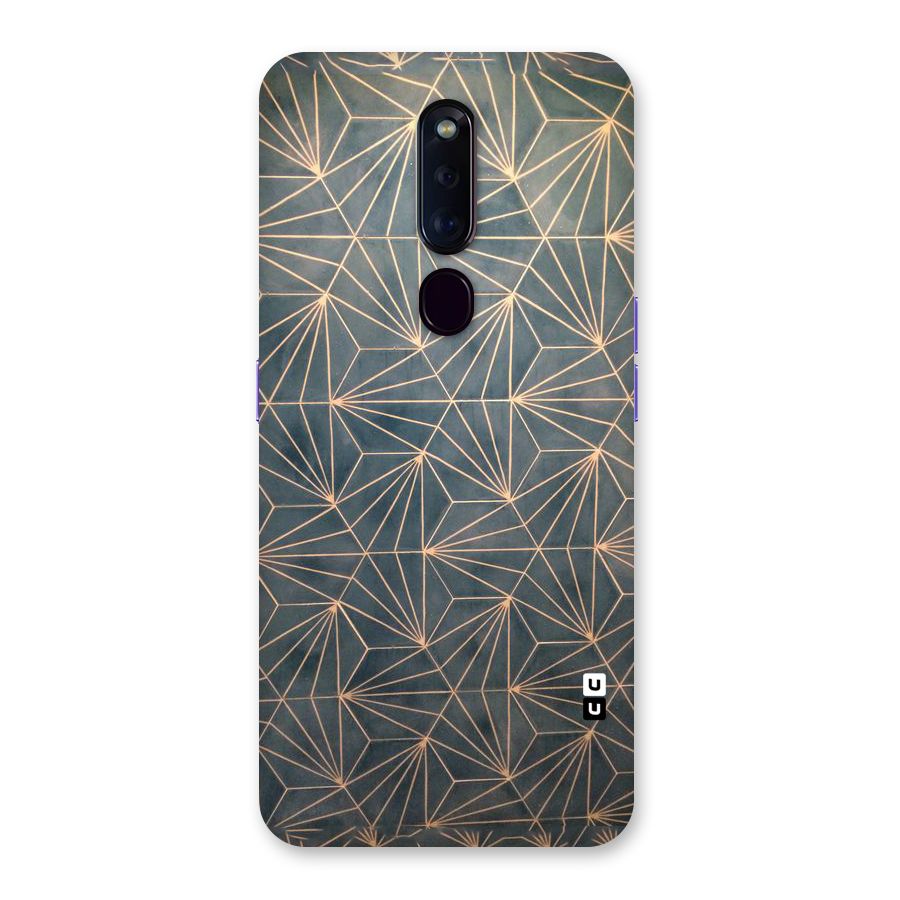 Dotted Lines Pattern Back Case for Oppo F11 Pro