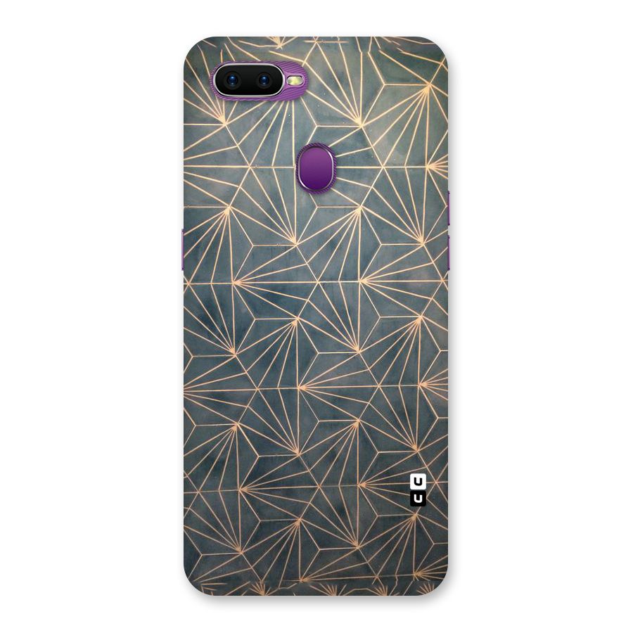 Dotted Lines Pattern Back Case for Oppo F9