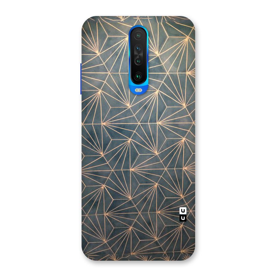 Dotted Lines Pattern Back Case for Poco X2