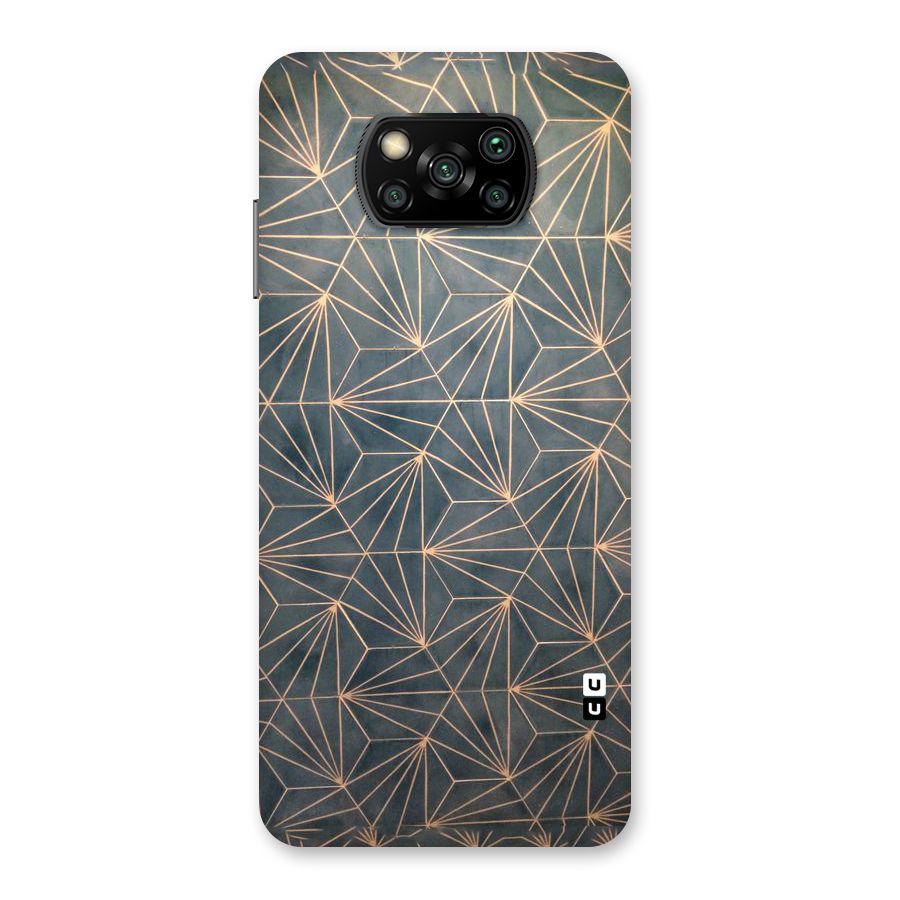 Dotted Lines Pattern Back Case for Poco X3
