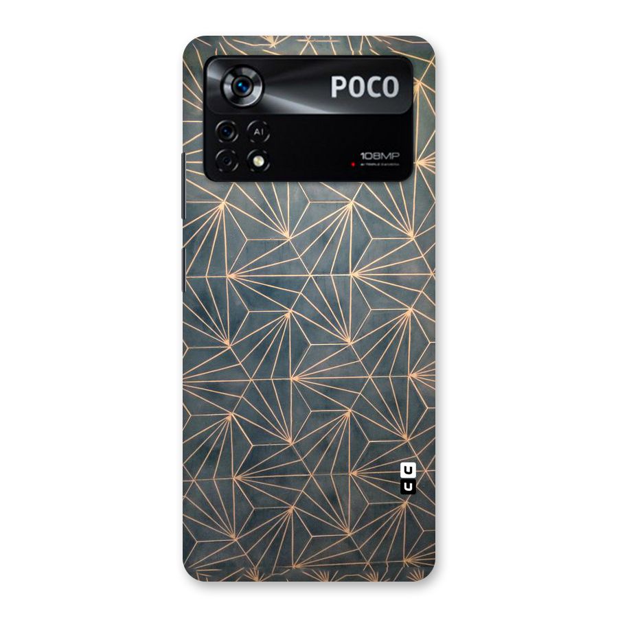 Dotted Lines Pattern Back Case for Poco X4 Pro 5G