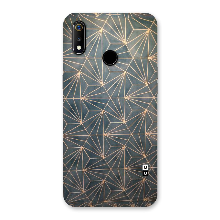 Dotted Lines Pattern Back Case for Realme 3