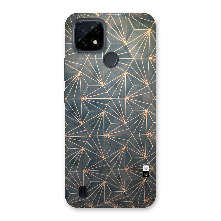 Dotted Lines Pattern Back Case for Realme C21