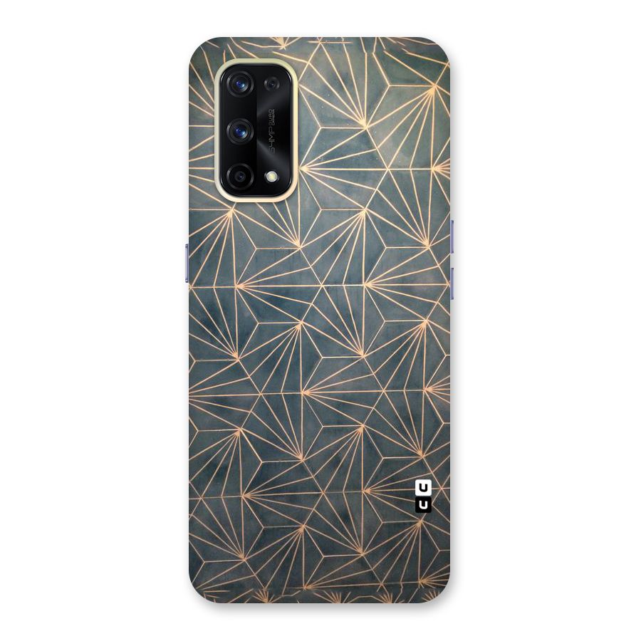 Dotted Lines Pattern Glass Back Case for Realme X7 Pro