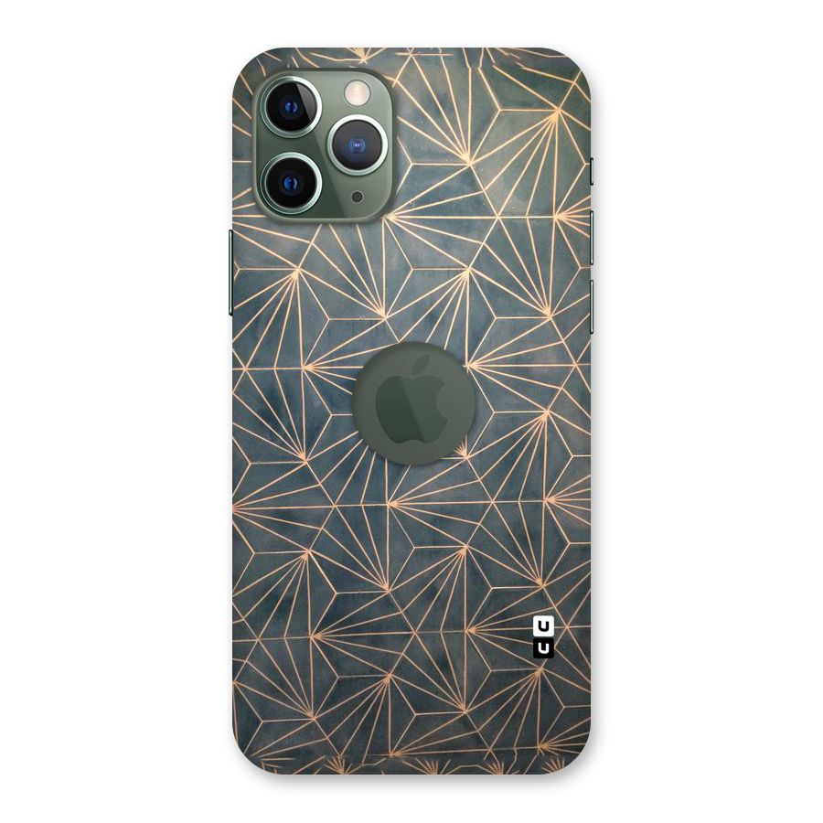Dotted Lines Pattern Back Case for iPhone 11 Pro Logo  Cut