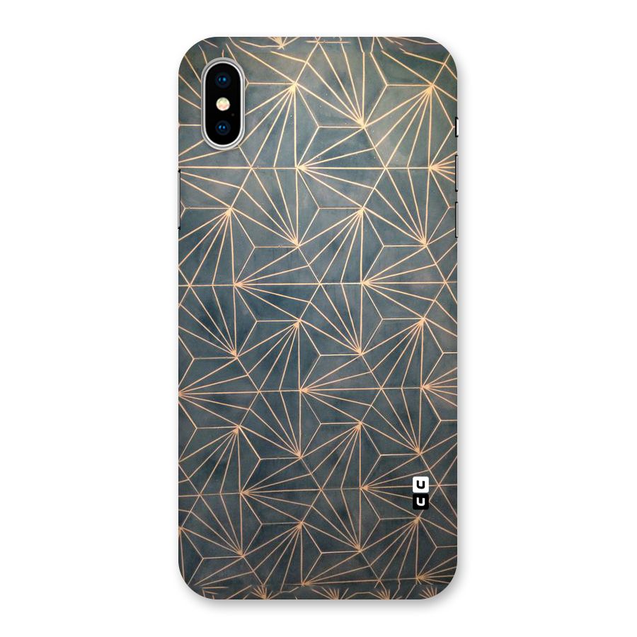 Dotted Lines Pattern Back Case for iPhone XS