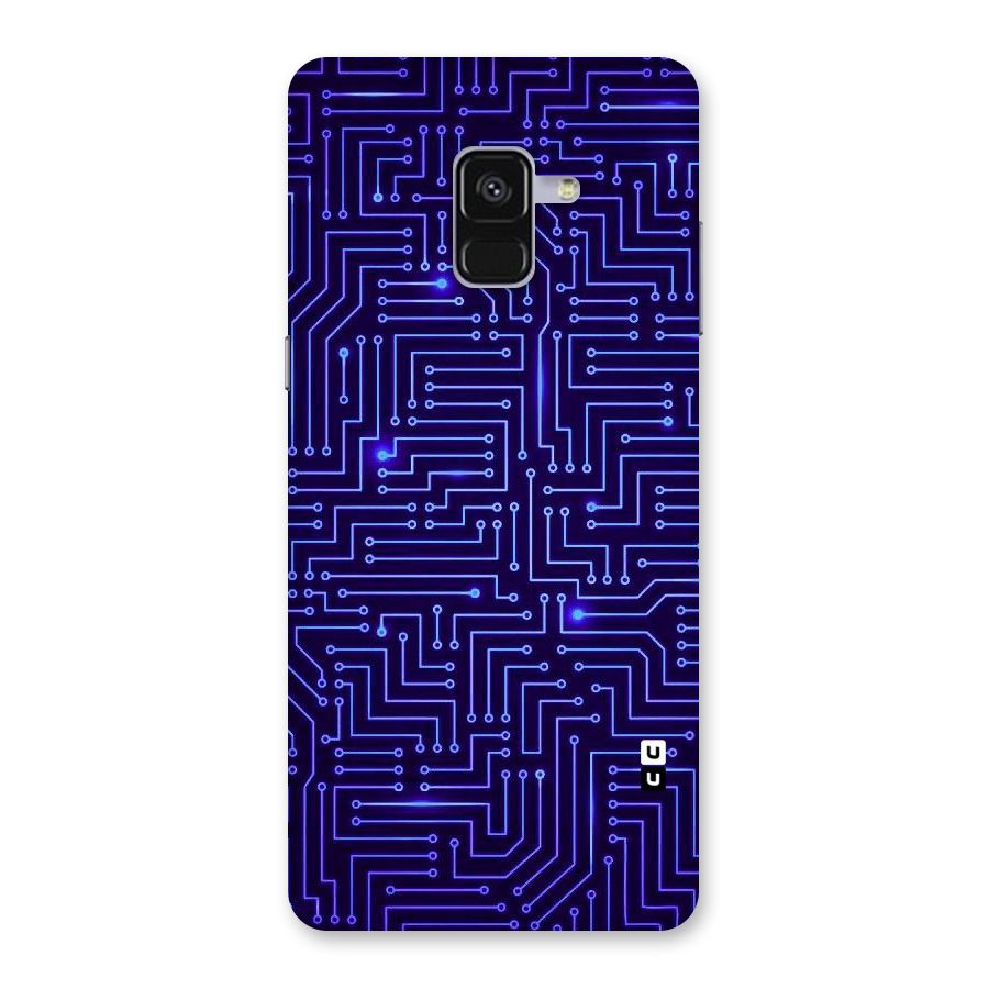 Dotting Lines Back Case for Galaxy A8 Plus