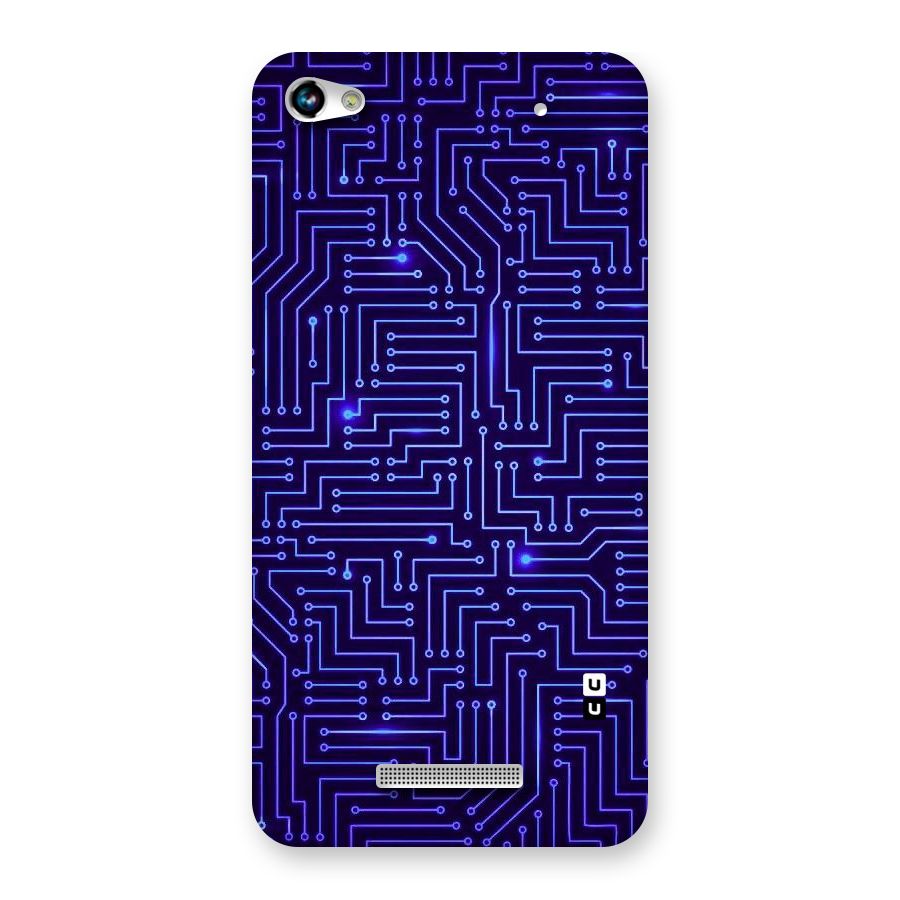 Dotting Lines Back Case for Micromax Hue 2
