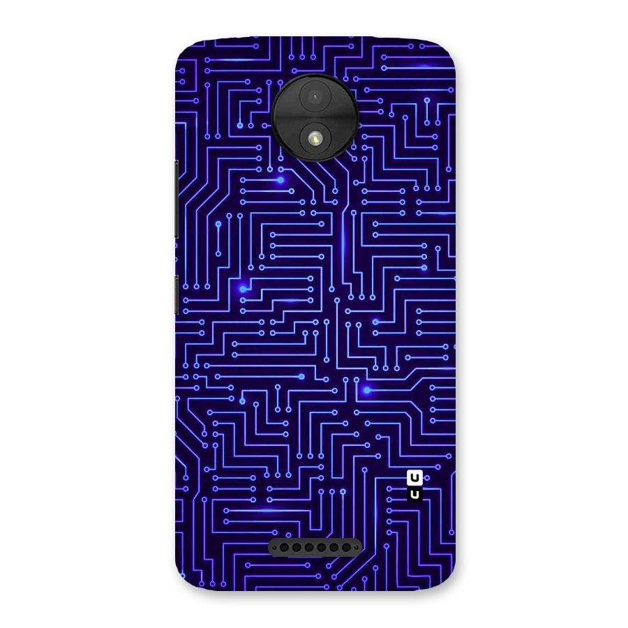 Dotting Lines Back Case for Moto C
