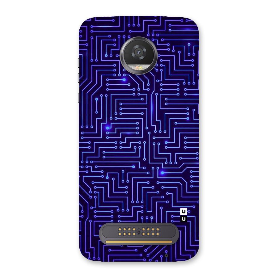 Dotting Lines Back Case for Moto Z2 Play