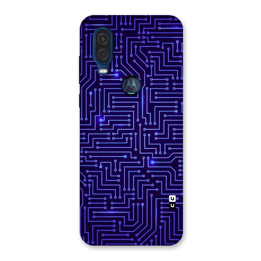 Dotting Lines Back Case for Motorola One Vision