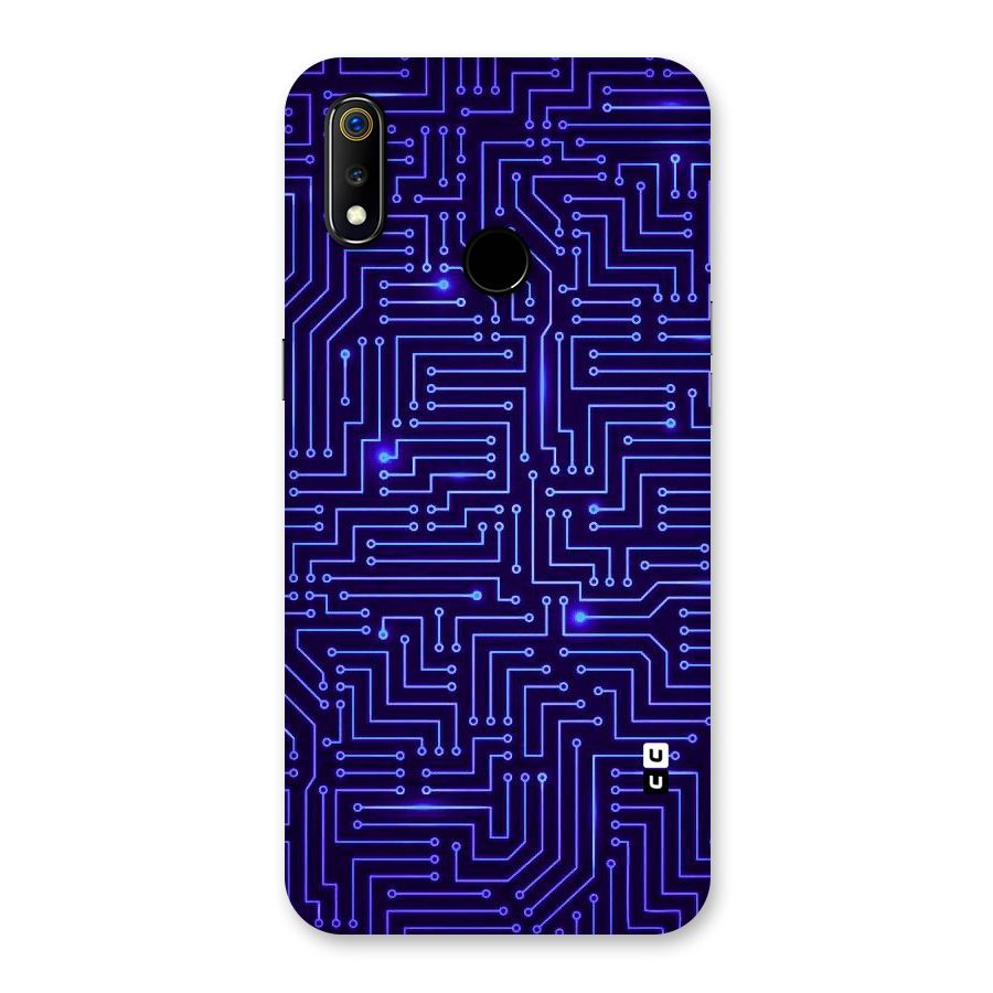 Dotting Lines Back Case for Realme 3