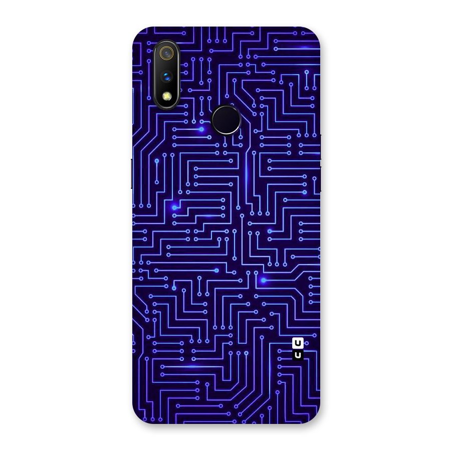 Dotting Lines Back Case for Realme 3 Pro