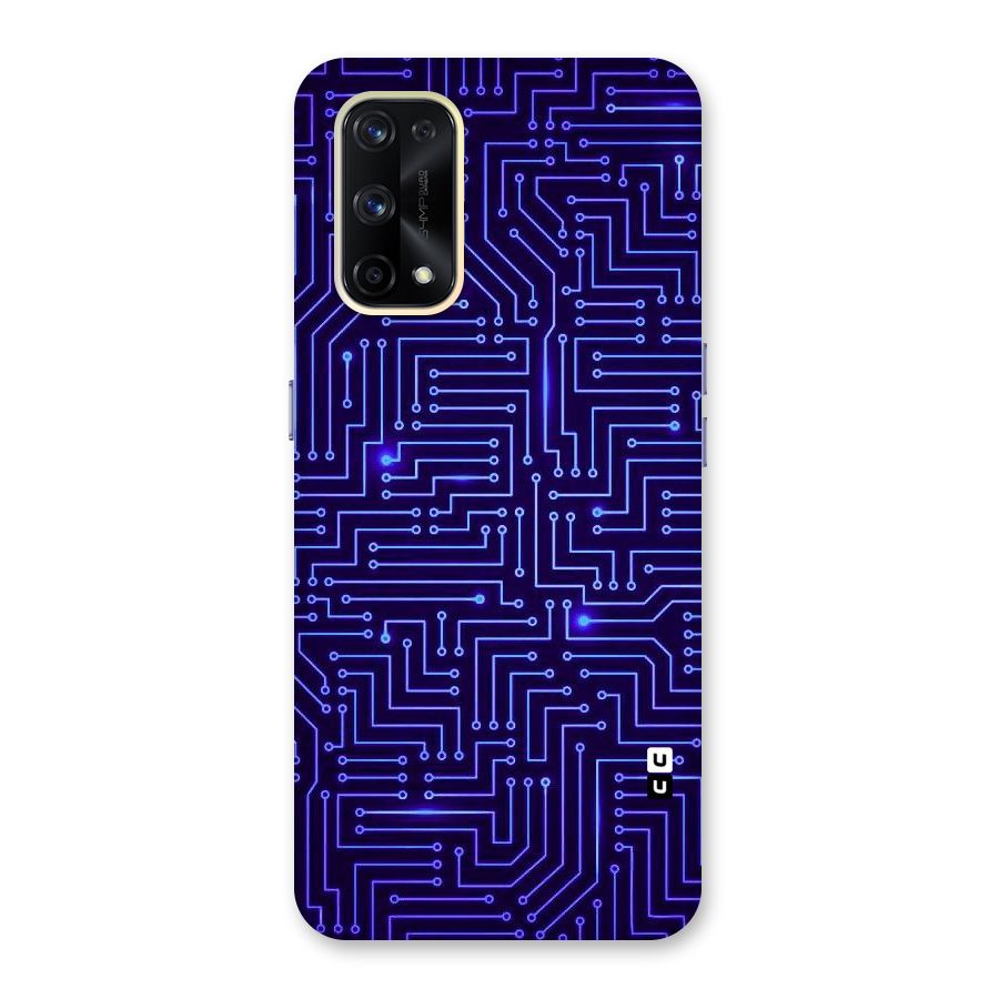 Dotting Lines Glass Back Case for Realme X7 Pro