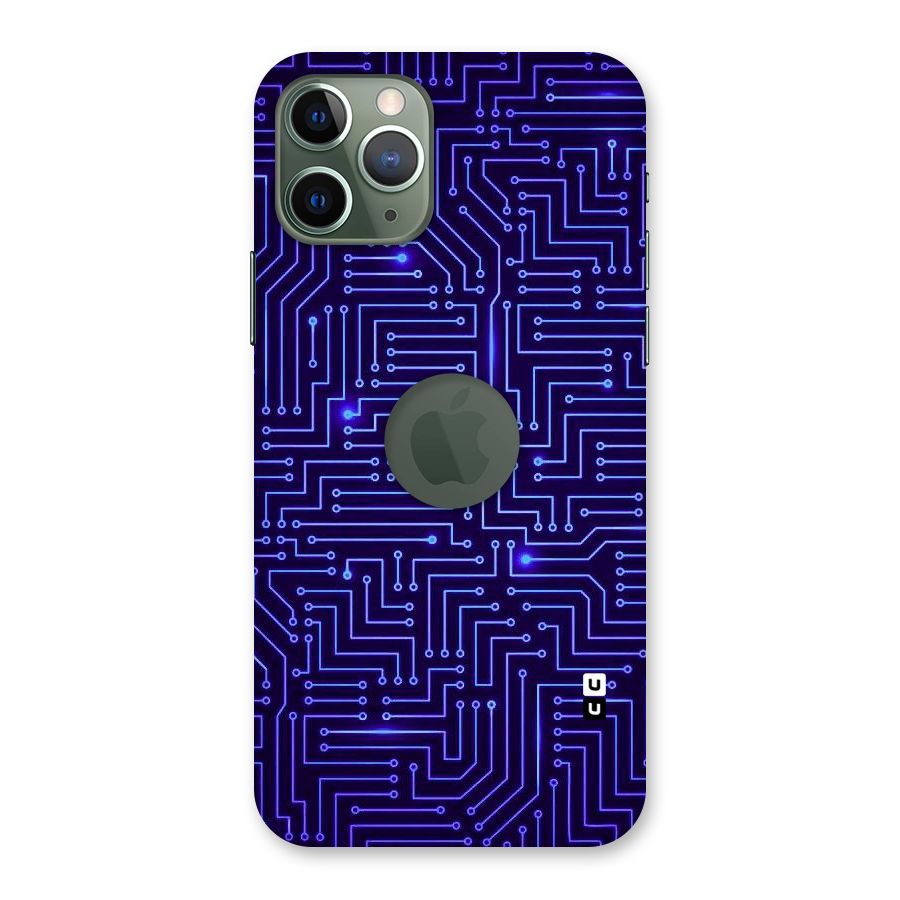 Dotting Lines Back Case for iPhone 11 Pro Logo  Cut