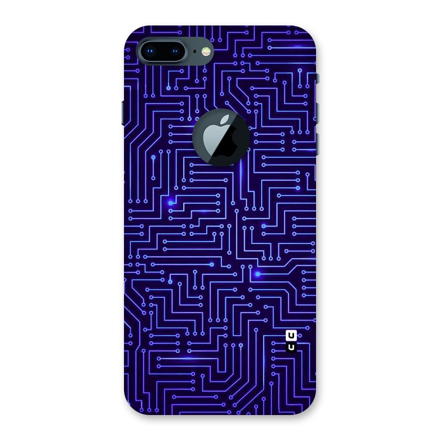 Dotting Lines Back Case for iPhone 7 Plus Logo Cut
