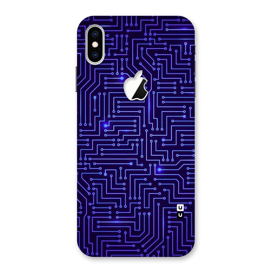 Dotting Lines Back Case for iPhone XS Max Apple Cut