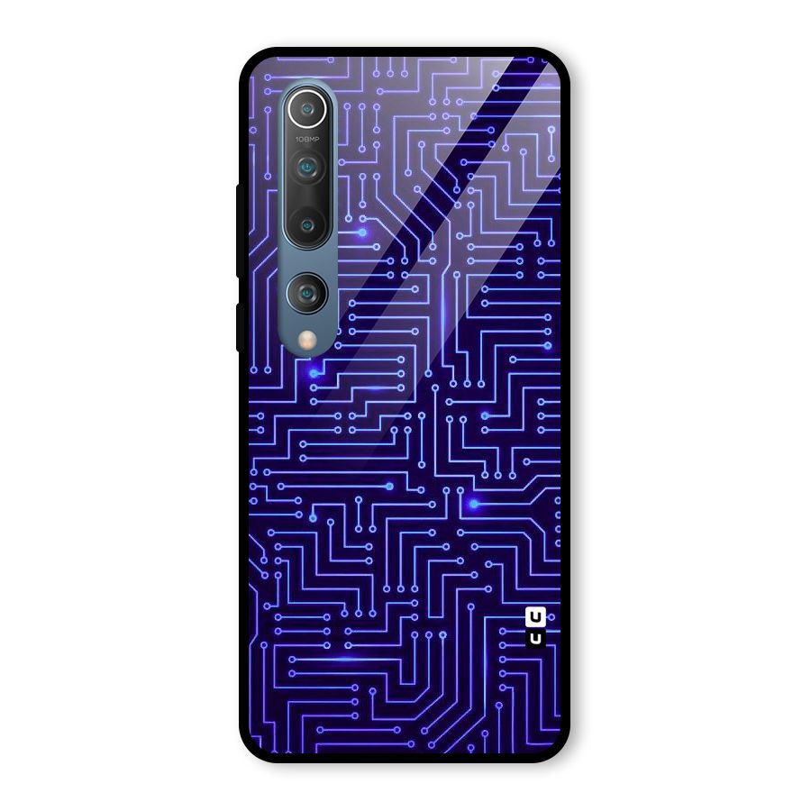 Dotting Lines Glass Back Case for Mi 10