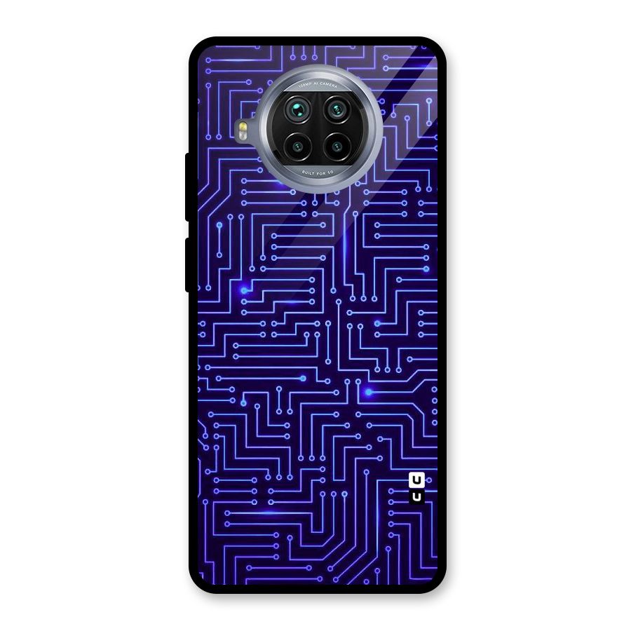 Dotting Lines Glass Back Case for Mi 10i