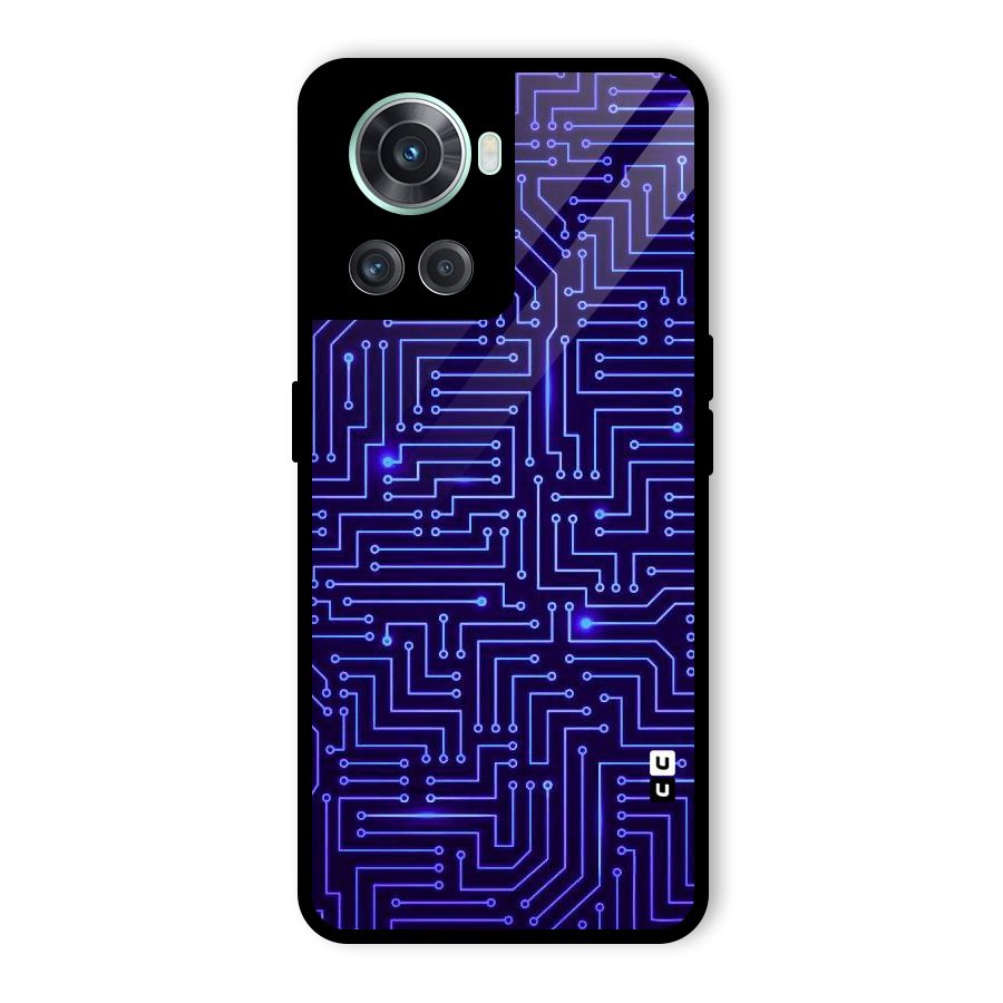 Dotting Lines Glass Back Case for OnePlus 10R