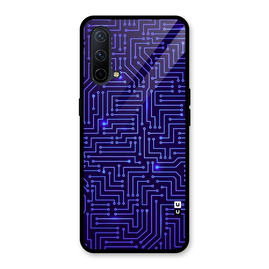 Dotting Lines Glass Back Case for OnePlus Nord CE 5G