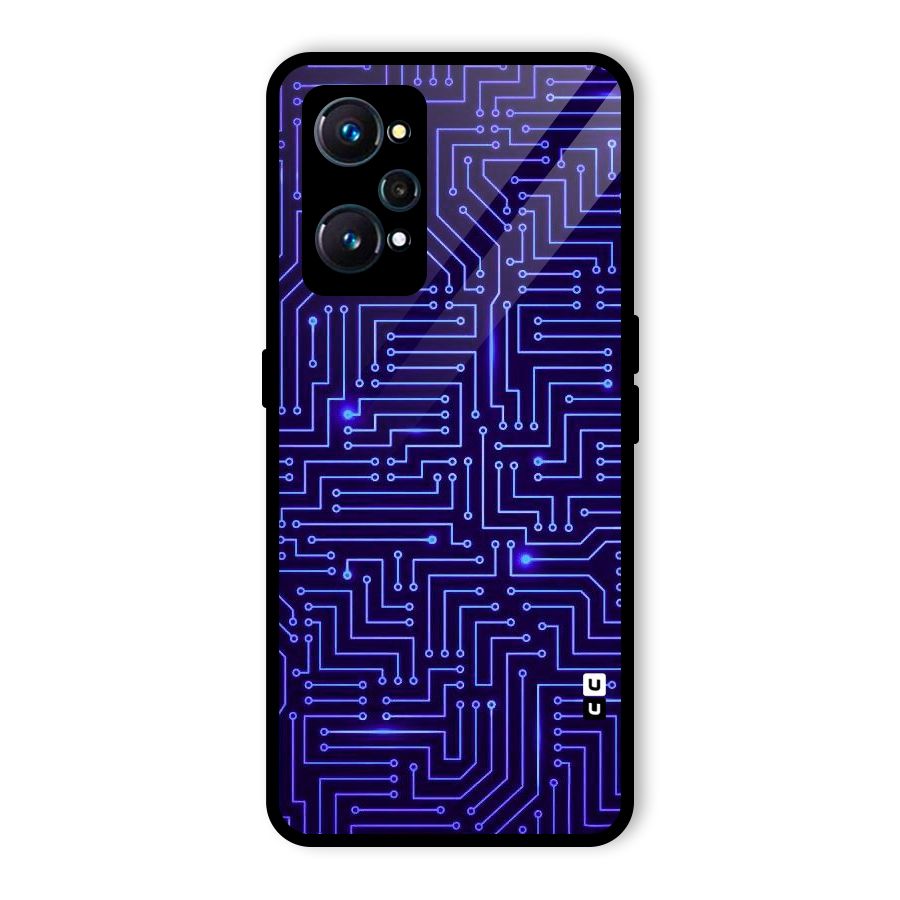 Dotting Lines Glass Back Case for Realme GT 2