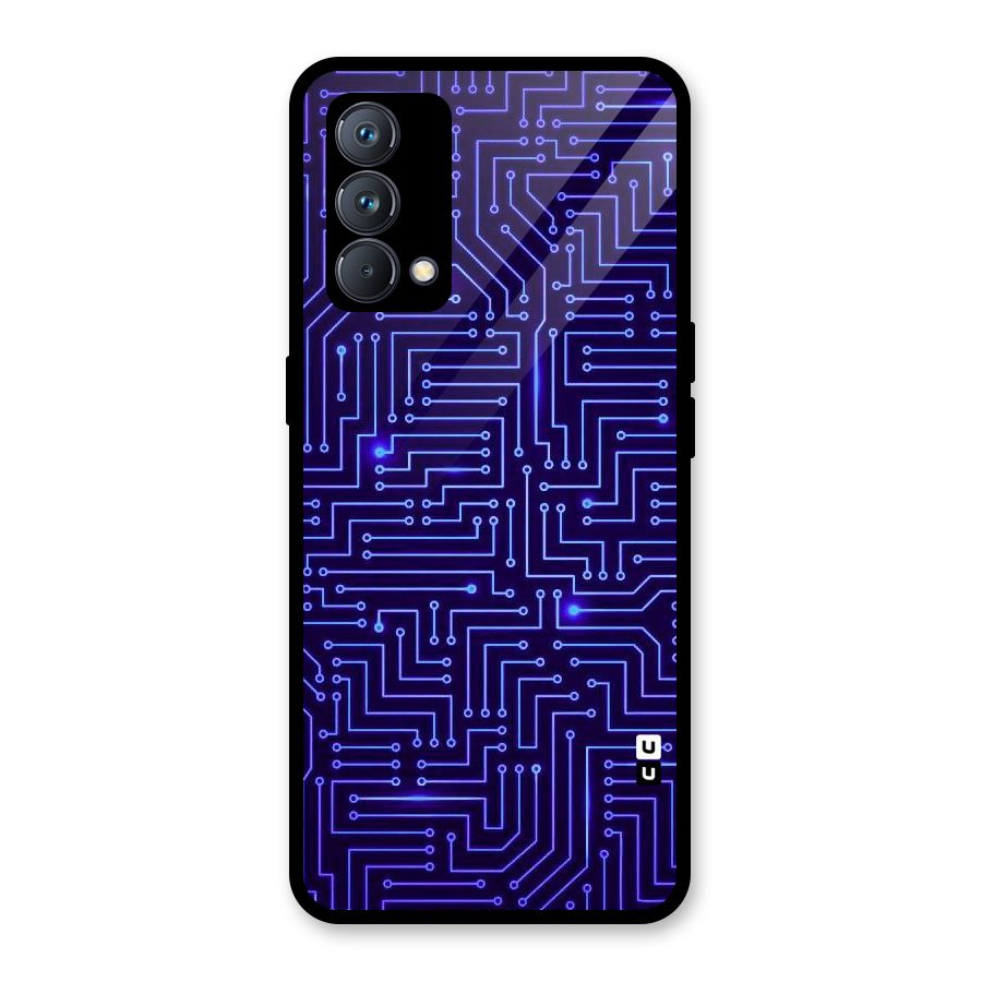 Dotting Lines Glass Back Case for Realme GT Master Edition