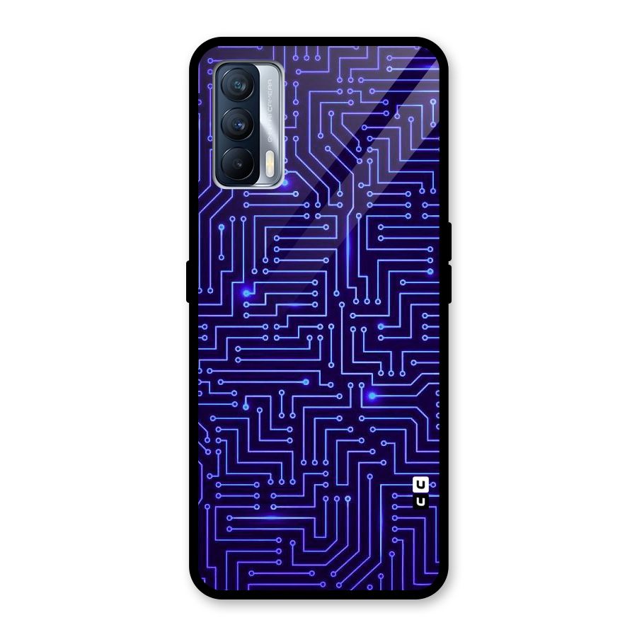Dotting Lines Glass Back Case for Realme X7