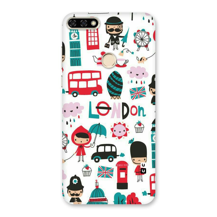 Double Decker Back Case for Honor 7A