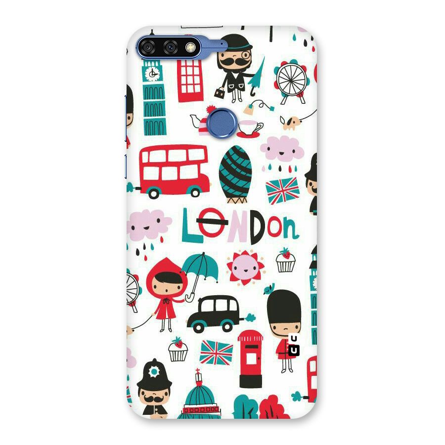 Double Decker Back Case for Honor 7C