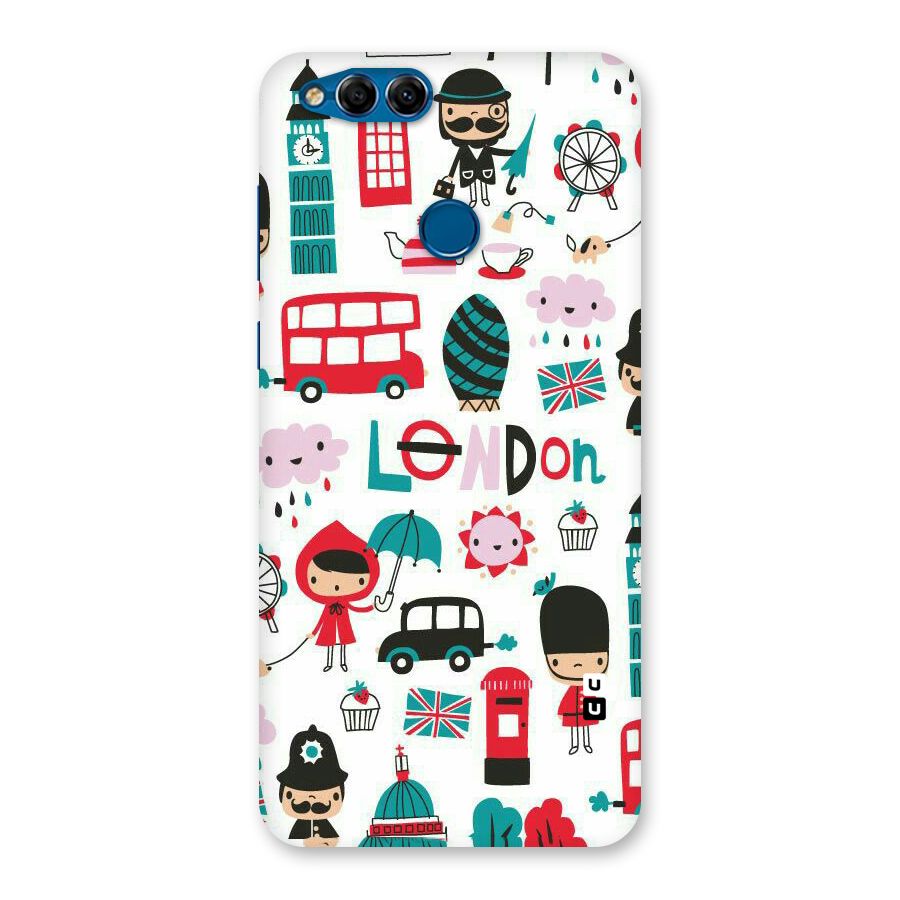 Double Decker Back Case for Honor 7X