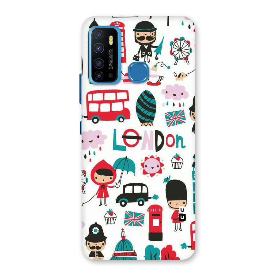 Double Decker Back Case for Infinix Hot 9