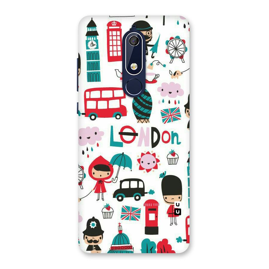 Double Decker Back Case for Nokia 5.1