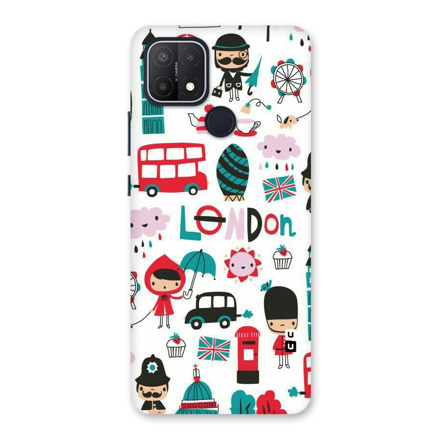 Double Decker Back Case for Oppo A15s