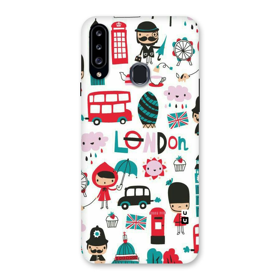 Double Decker Back Case for Samsung Galaxy A20s