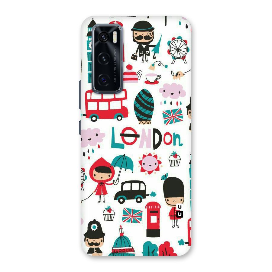 Double Decker Back Case for Vivo V20 SE