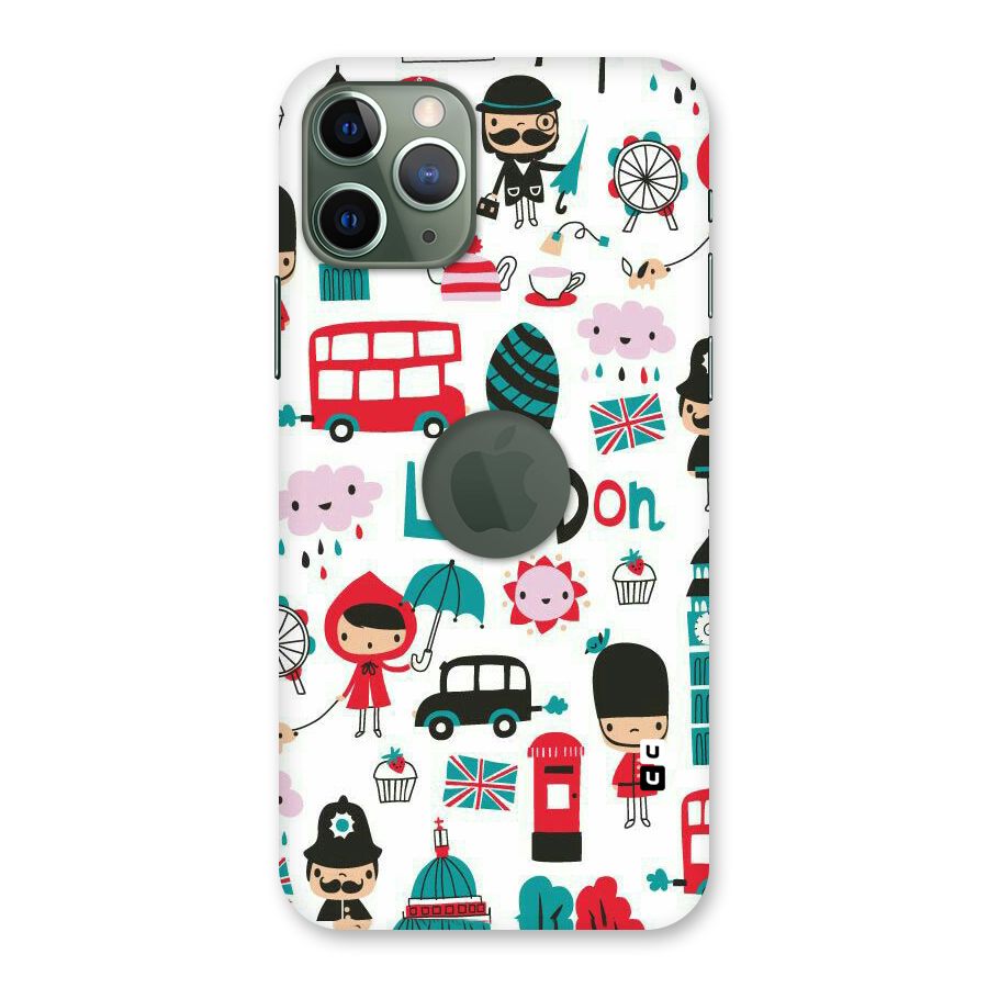 Double Decker Back Case for iPhone 11 Pro Logo  Cut